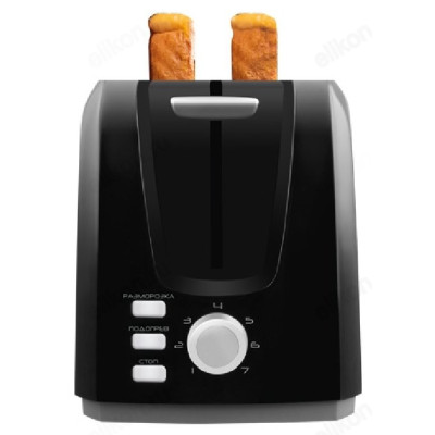 Тостер CENTEK CT-1429 black/ss-1