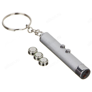 Указка лазерная+фонарик Чингисхан 227-002