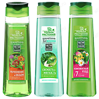 Шампунь Чистая линия, 385 мл