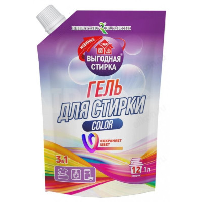 Гель для стирки COLOR 1л арт3279