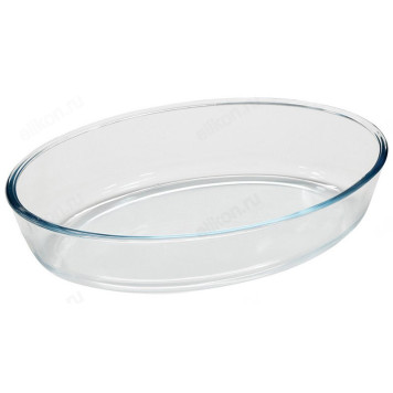 Форма для запекания стекло CRISTALLINO 005564 2,4л овал-2
