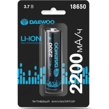 Аккумулятор Daewoo 18650, 2200 mAh, 3.7 V