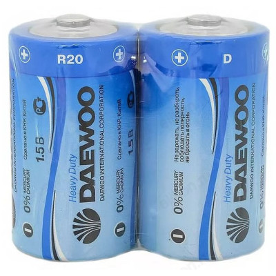 Батарейка  Daewoo R20, 1,5 V