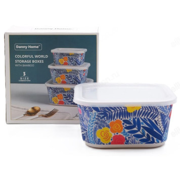 Набор контейнеров DANNY HOME BM01-08 с крышкой 3шт-2