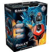 Гарнитура проводная игровая Defender Ridley красн+черн., 2.2м кабель Гарнитура проводная игровая Defender Ridley красн+черн., 2.2м кабель
