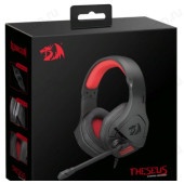 Гарнитура проводная игровая Defender Redragon Theseus красный+черный, кабель 2м Гарнитура проводная игровая Defender Redragon Theseus красный+черный, кабель 2м