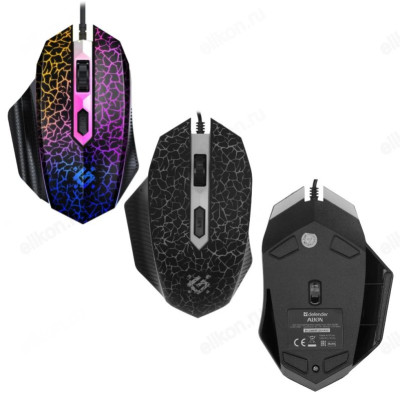 Комплект кл+мышь+ковер DEFENDER Alion CS-987RU игровой-3