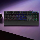 Клавиатура игровая DEFENDER Riddle GK-405 RU подсветка черн