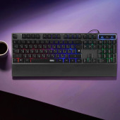 Клавиатура игровая DEFENDER Riddle GK-405 RU подсветка черн