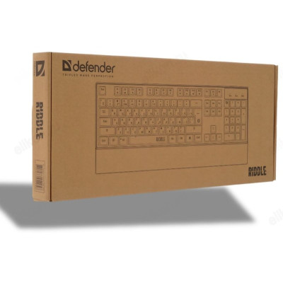 Клавиатура игровая DEFENDER Riddle GK-405 RU подсветка черн-3