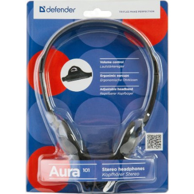 Наушники проводные Defender Aura HN-101 накладные-1