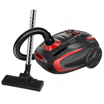 Пылесос DELTA LUX DL-0848 черный с красным