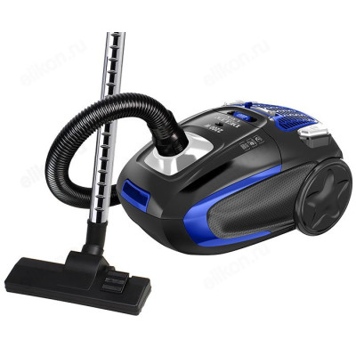 Пылесос с мешком DELTA LUX DL-0848 черный с синим 2200Вт