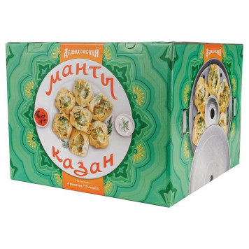 Манты-казан 15.0л ДЕМИДОВСКАЯ ПОСУДА/МЕЧТА МШ-018-3