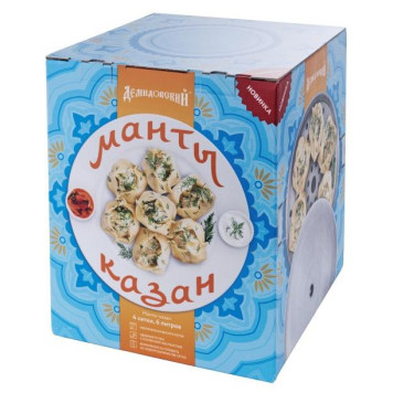 Манты-казан 6.0л ДЕМИДОВСКАЯ ПОСУДА/МЕЧТА МТ-112-4