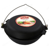 Казан чугун с крышкой ДОБРЫНЯ DO-3356 5 л