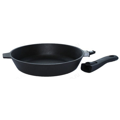 Сковорода чугун ДОБРЫНЯ DO-3373 28см съёмная ручка