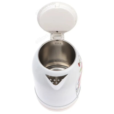 Чайник металлический ДОБРЫНЯ DO-1257 2л маки на белом-3