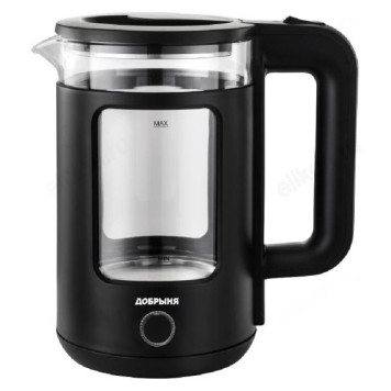 Чайник стеклянный ДОБРЫНЯ DO-1259B 1,5л