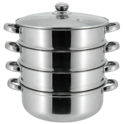 Мантоварка стальная ДОБРЫНЯ DO-1711 3 яруса-1