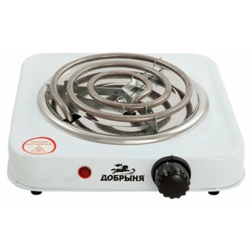 Плитка электрическая (1 конф.) белая ДОБРЫНЯ DO-2205W