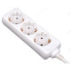 Удлинитель DOFFLER EC 1013-15W 1,5м 3гн бел.