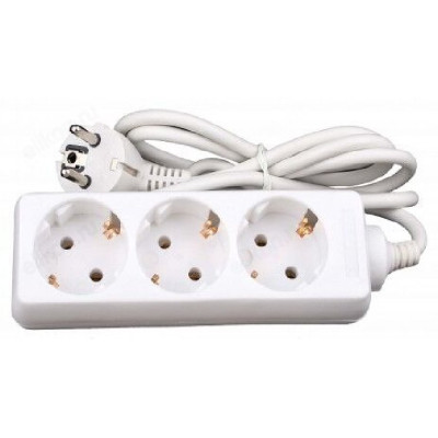 Удлинитель DOFFLER EC 1013-15W 1,5м 3гн бел.-2