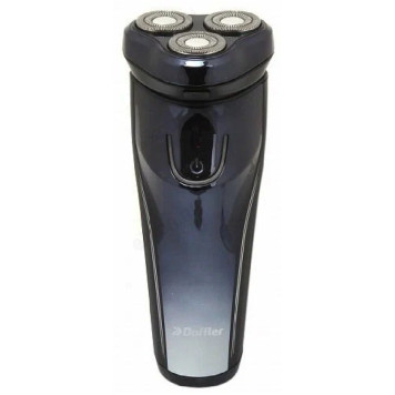 Бритва роторная Doffler RS-1567, синяя, аккумуляторная