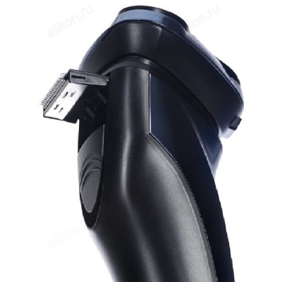 Бритва роторная Doffler RSD220, синяя, аккумуляторная-2