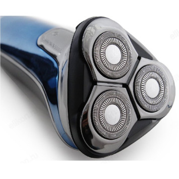 Бритва роторная Doffler RSD260, синяя, аккумуляторная, сеть-3