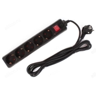 Фильтр сетевой DOFFLER SP 4015-3B выкл.черн.