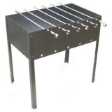 Мангал Домашний Сундук Тайга Плюс 400*250*400+6шампуров*370 ДС-03