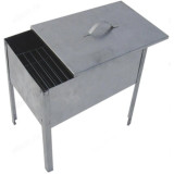 Мангал-коптильня Домашний Сундук+6шампуров*370 ДС-174