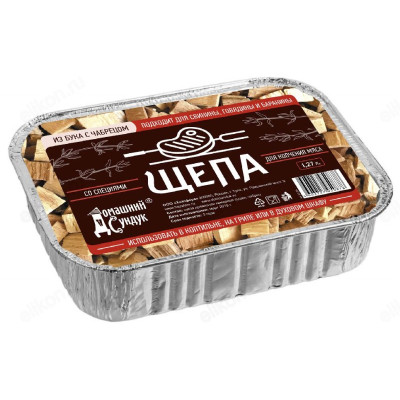 Щепа для копчения Домашний Сундук Бук с чабрецом 1,27л ДС-255