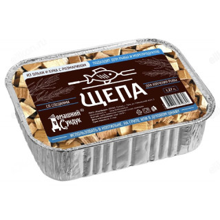 Щепа для копчения Домашний Сундук Ольха и бук с розмарином 1,27л ДС-257