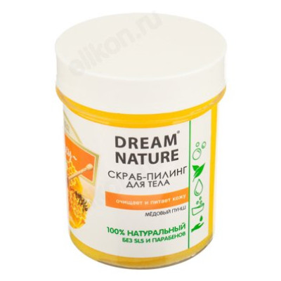 Скраб-пилинг для тела Dream Nature Медовый пунш 250г 977-172