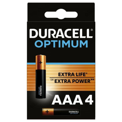 Батарейка Duracell Optimum ААА/LR03, 1.5 V