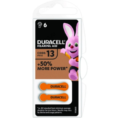 Батарейка Duracell ZA13, 1.45 V