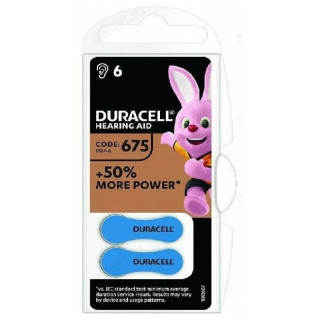 Батарейка Duracell ZA675, 1.45 V
