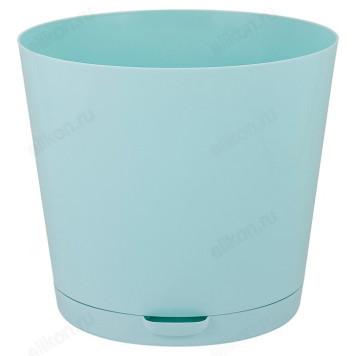 Горшок для цветов EASY GLOW D200 3,6л с прикорневым поливом небесный