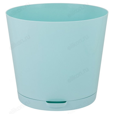 Горшок для цветов EASY GLOW D200 3,6л с прикорневым поливом небесный