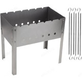 Мангал сборный ECOS + 6 шампура 008480