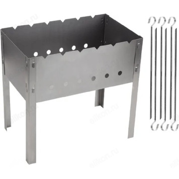 Мангал сборный ECOS + 6 шампура 008480