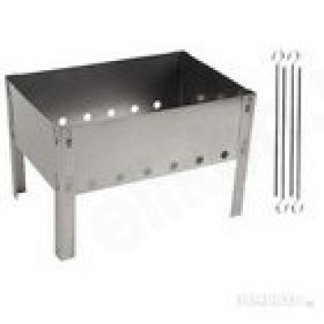 Мангал сборный ECOS + 4 шампура 009380-1