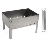 Мангал сборный ECOS + 4 шампура 009380