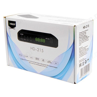 Антенный приемник DVB-T2 Эфир HD-215-4