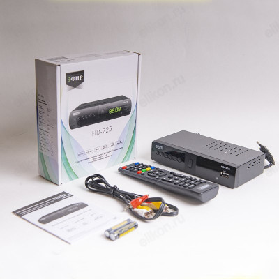 Антенный приемник DVB-T2/С Эфир HD-225-1