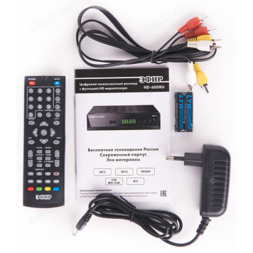 Антенный приемник DVB-T2 Эфир HD-600-6