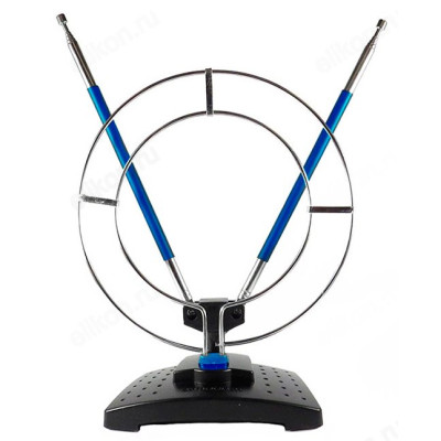 Антенна комнатная ДМВ+МВ пассивная с кольцом Эфир SE-910