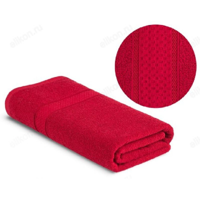 Полотенце махровое 30х50см 1534Б бордовый